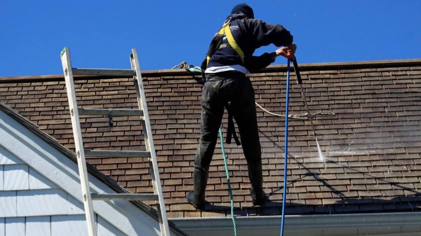 roof cleaning